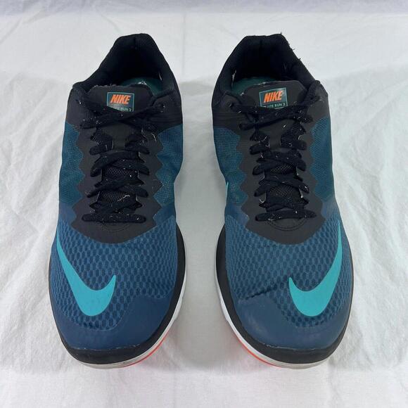 Nike Mens FS Lite Run 3 807144-301 Green Running Shoes Sneakers Size 13 - Picture 3 of 10